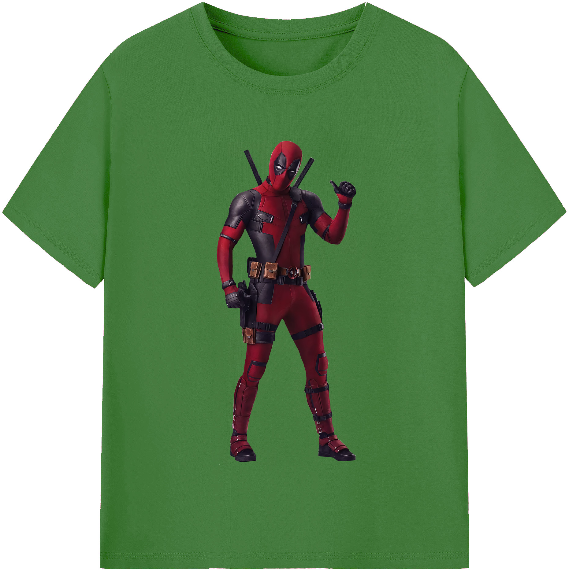 （画像用） Deadpool デッドプール レディースカジュアルプリントTシャツ（綿100％）